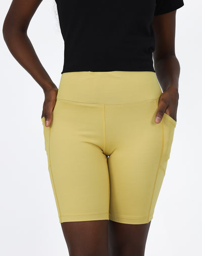 DENISE BIKER SHORT IN BUTTERSCOTCH