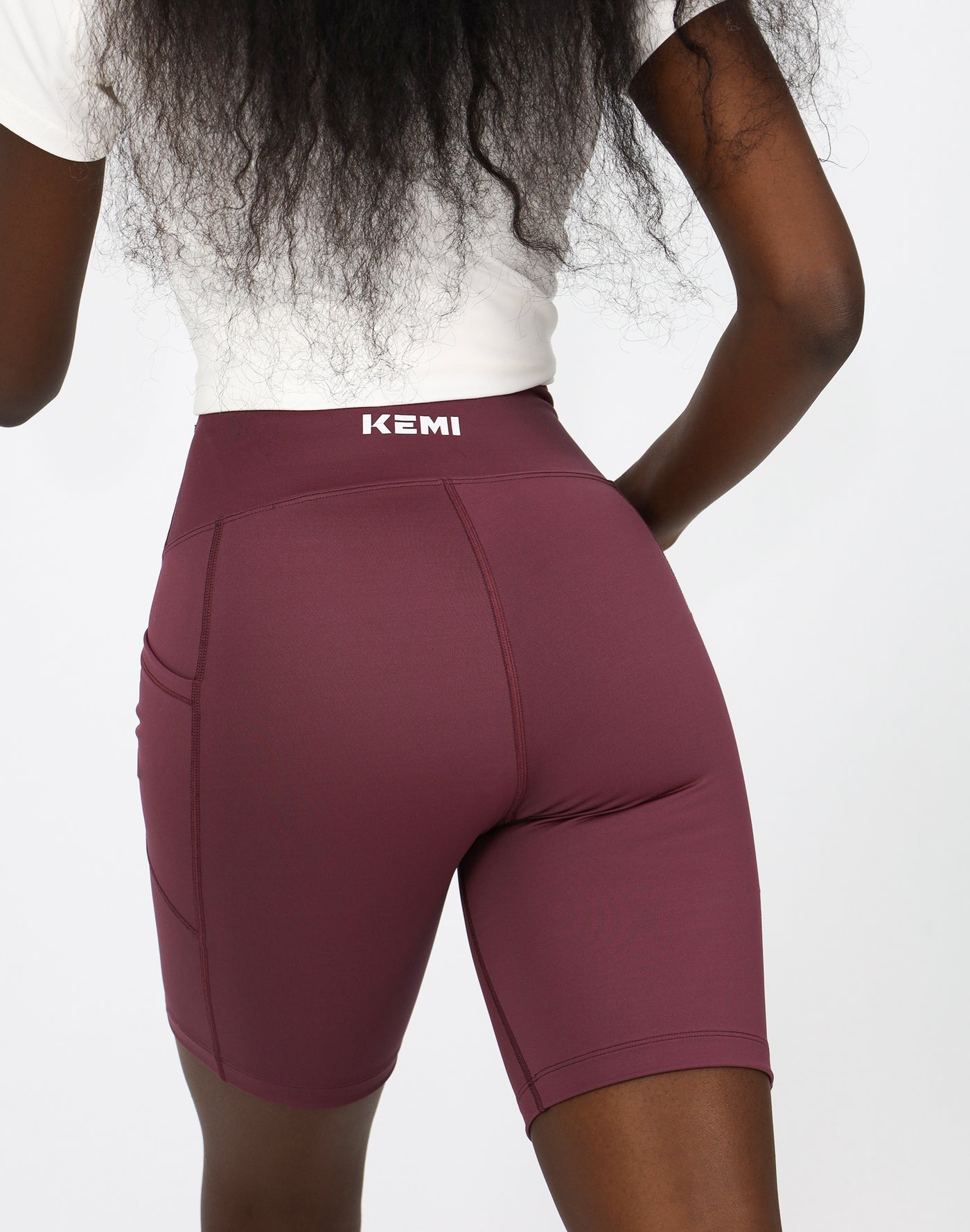 DENISE BIKER SHORT IN PURPLE