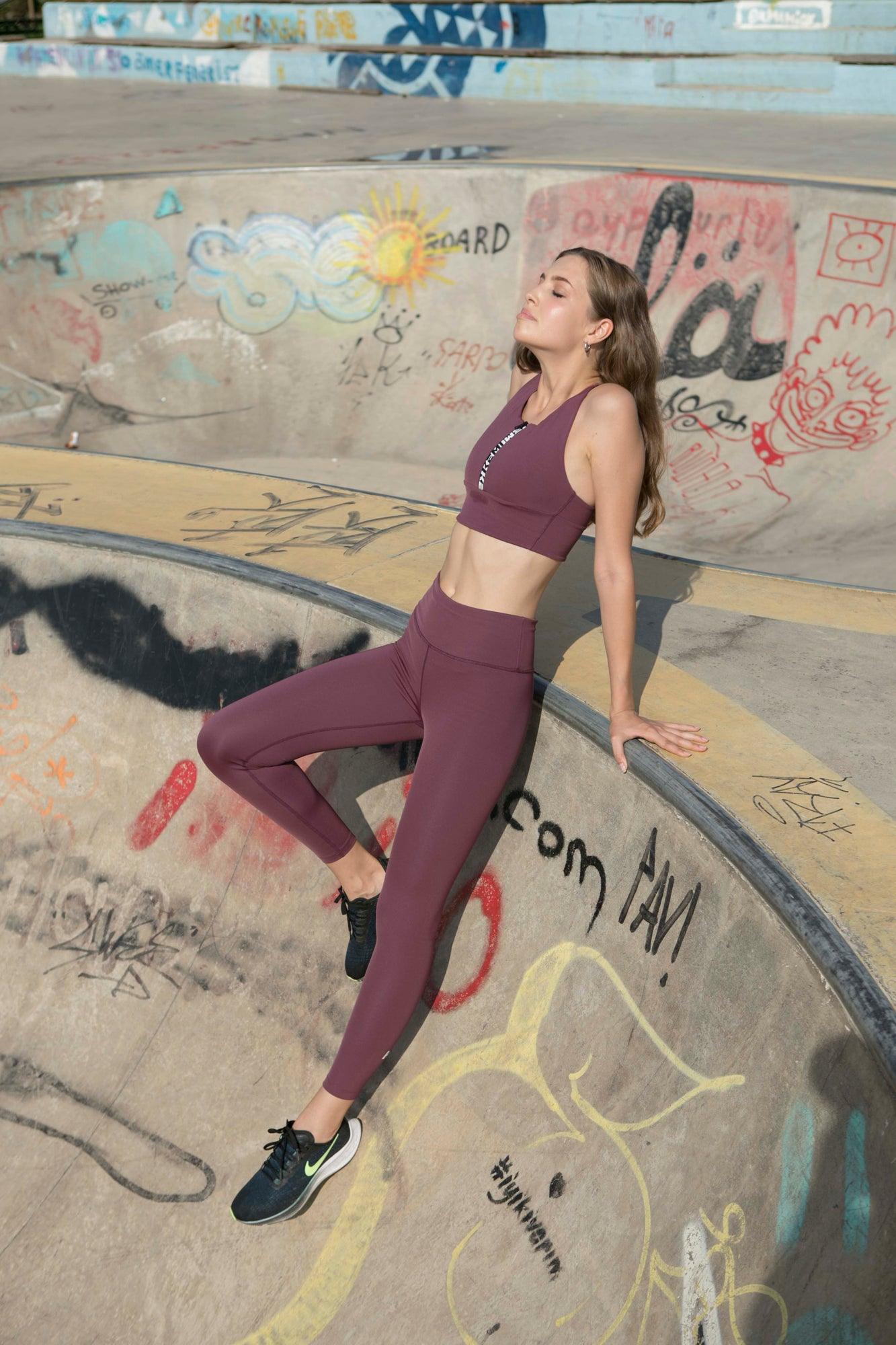 TIEBREAK LEGGING IN PURPLE - Kemi Active