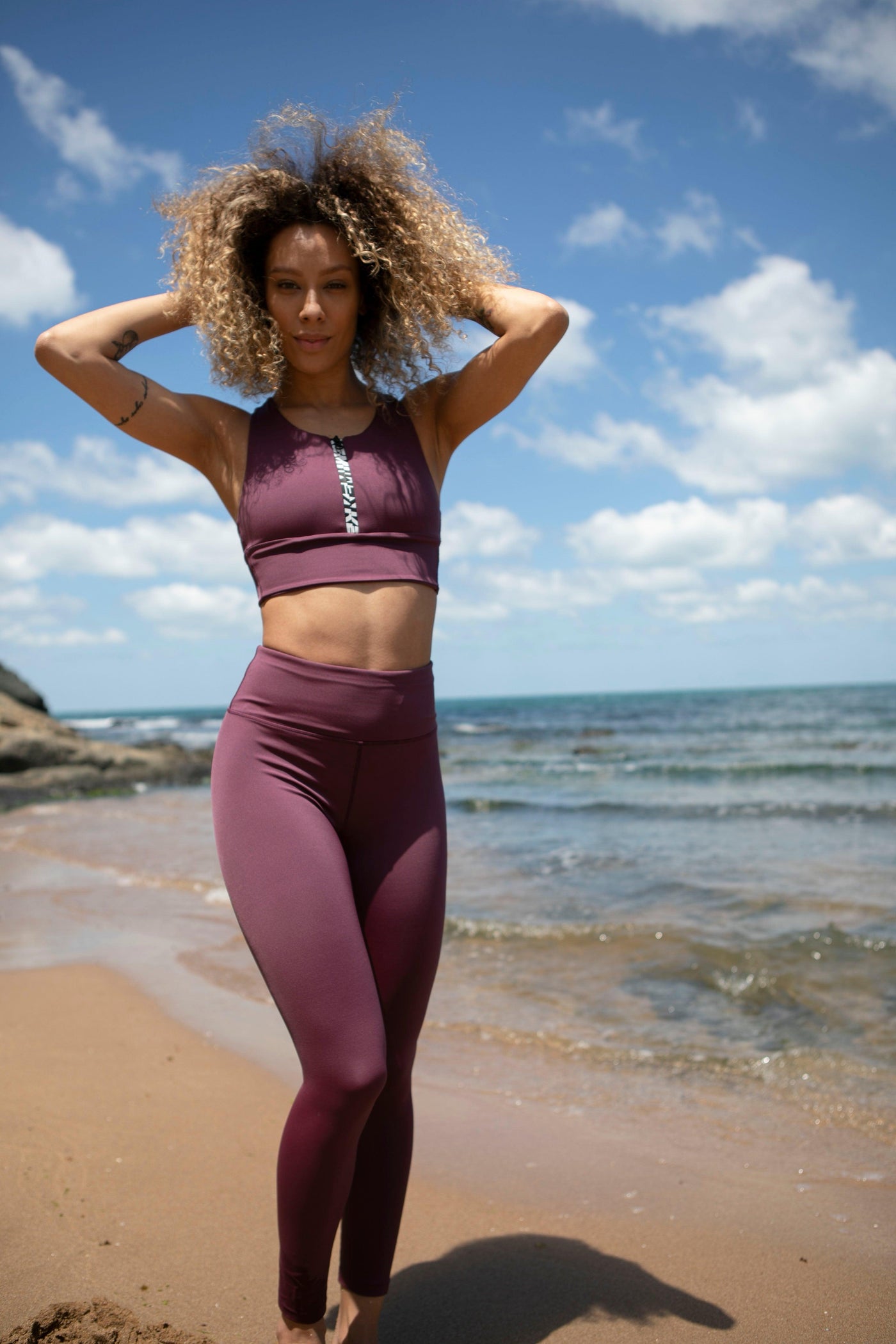 TIEBREAK LEGGING IN PURPLE - Kemi Active