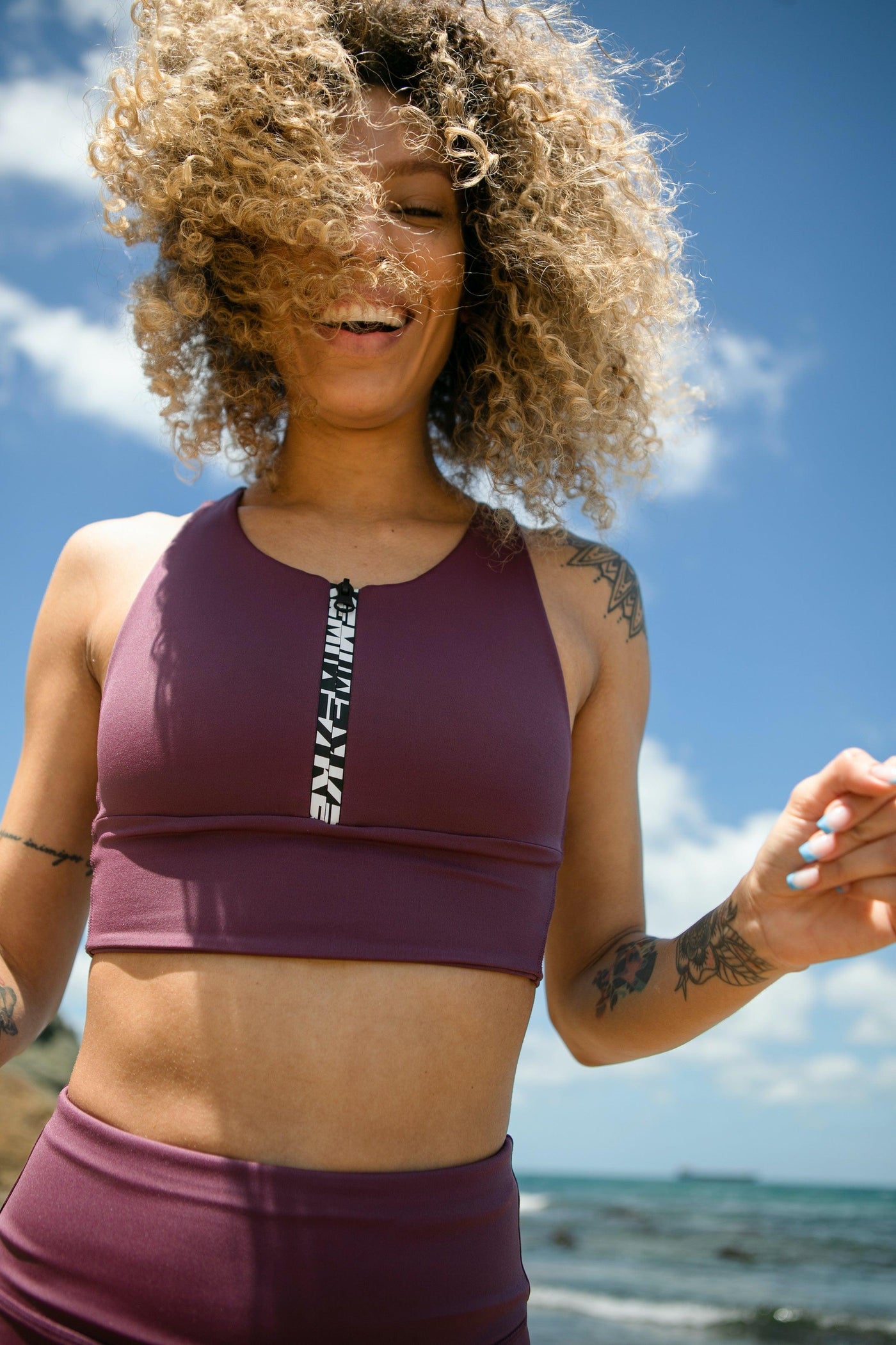 TIEBREAK SPORTS TANK IN PURPLE - Kemi Active