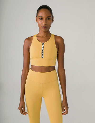 TIEBREAK SPORTS TANK IN BUTTERSCOTCH - Kemi Active