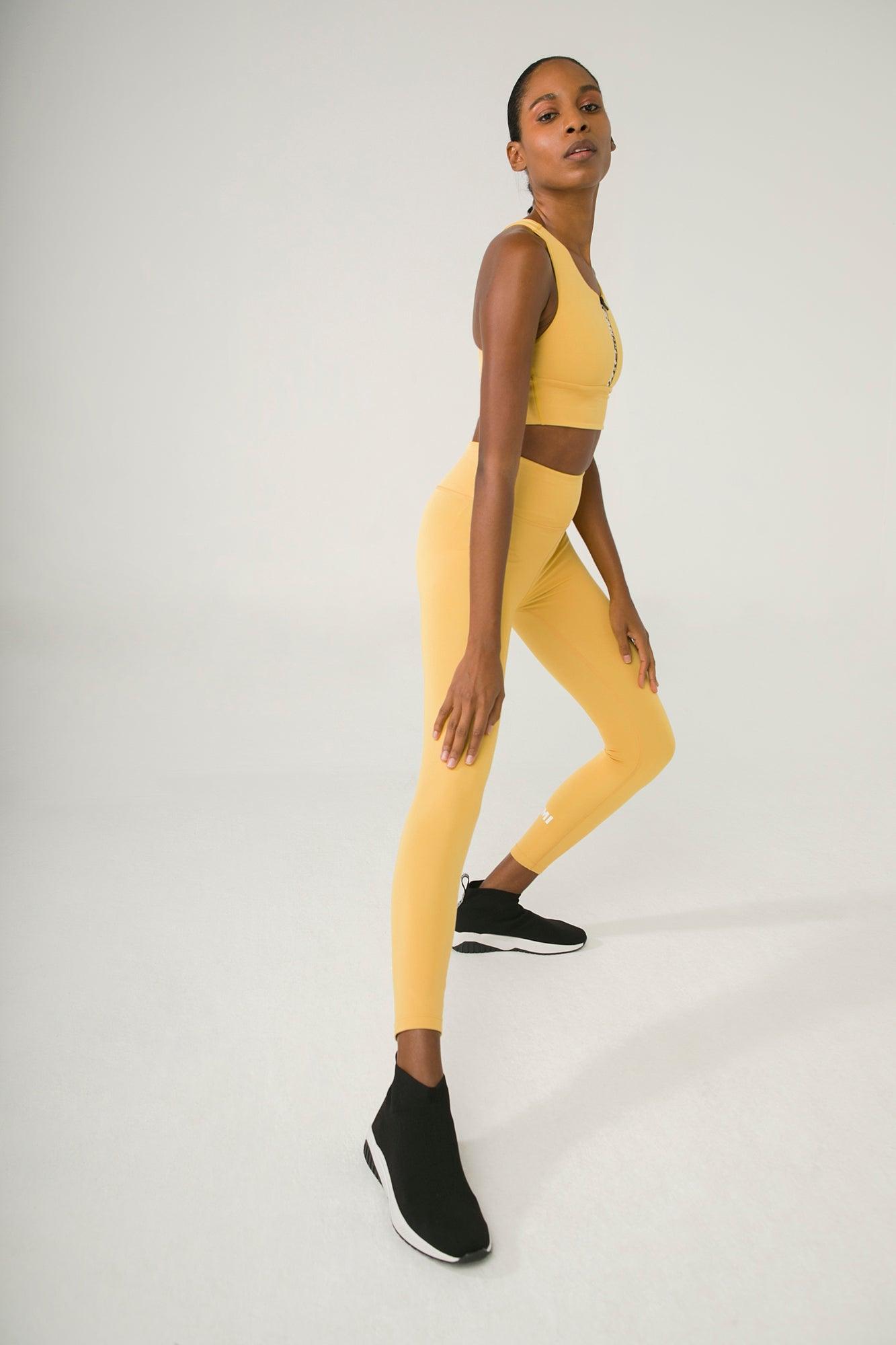 TIEBREAK LEGGING IN BUTTERSCOTCH - Kemi Active