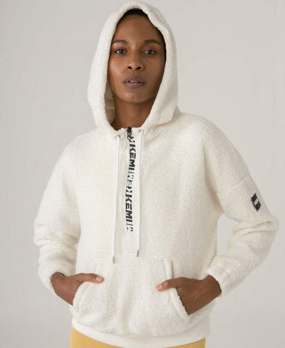 TOPSPIN SHERPA SWEAT IN WHITE - Kemi Active
