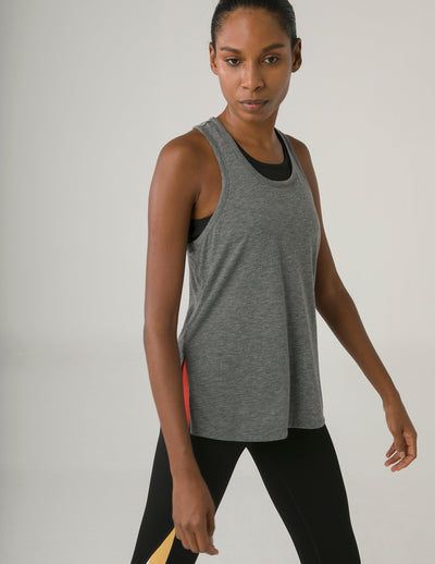 POST UP TANK IN GREY - Kemi Active